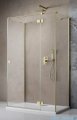Radaway Essenza Brushed Gold Kdj+S kabina 80x110x80cm prawa szczotkowane złoto 1384051-01-01/1385023-99-01R/1384051-01-01