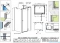Radaway Torrenta KDJ+S kabina prysznicowa 70x100x70 prawa chrom połysk/przejrzyste 1330070-01-01/133310-01-01R/1330070-01-01