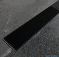 Besco Virgo Black czarny odpływ liniowy 80x6cm OL-80-VBL