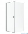 Radaway Nes Kdj I Brushed Nickel kabina 90x75cm lewa szczotkowany nikiel 10022090-91-01L/10039075-01-01