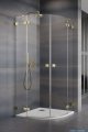 Radaway Essenza Pro Brushed Gold Pdd kabina 90x90cm szczotkowane złoto 10095090-99-01L/10095090-99-01R