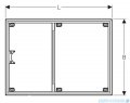 Geberit Rama instalacyjna do prysznica bezbrodzikowego Setaplano 170x80cm 154.469.00.1