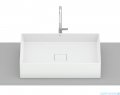 Roca Terra umywalka nablatowa 51x36 cm prostokątna Fineceramic biała powłoka SUPERGLAZE A32787ZS00