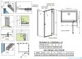 Radaway Essenza 8 Kdj kabina 110x110cm prawa szkło przejrzyste 10480712-01-01R/10470337-01-01R/10113110-01-01
