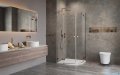 Radaway Essenza Pro Brushed Copper Pdd kabina 100x80cm szczotkowana miedź 10095100-93-01L/10095080-93-01R