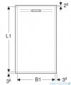 Geberit Sestra brodzik 160x90cm biały 550.259.00.2