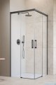 Radaway Idea Kdd Brushed GunMetal kabina 80x100cm szczotkowany grafit 387061-92-01L/387062-92-01R