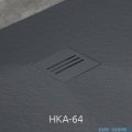 Radaway Kyntos F brodzik 140x70cm antracyt HKF14070-64