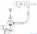 Besco Infinity 160x100cm wanna asymetryczna prawa + obudowa CZARNY mat + syfon CZARNY #WAI-160-NP/OAI-160-NSC/19977