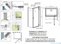 Radaway Essenza 8 Gold Kdj kabina 110x75cm prawa złoty połysk/szkło przejrzyste 10480712-01-01R/10470337-09-01R/10113075-01-01