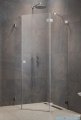 Radaway Essenza Ptj Brushed Nickel kabina pięciokątna 80x80cm prawa szczotkowany nikiel 1385010-91-01R/1385049-01-01