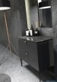 Oristo Siena szafka z umywalką 50x50x46 czarny mat OR45-SD1S-50-8/UME-CE-50-91