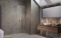 Radaway Modo X Brushed Copper II kabina Walk-in 70x200 szczotkowana miedź/przejrzyste 10mm 389274-93-01