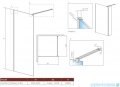 Radaway Modo X II kabina Walk-in 85x200 szkło przejrzyste 10mm 389285-01-01