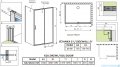 Radaway Premium Pro Kdj kabina 150x75cm prawa szkło przejrzyste 1015150-01-01R/1016075-01-01