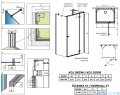 Radaway Essenza Brushed Nickel Kdj+S kabina 80x90x80cm prawa szczotkowany nikiel 1384051-01-01/1385020-91-01R/1384051-01-01