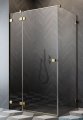 Radaway Essenza Pro Gold Kdj kabina 110x70cm lewa złoty połysk/szkło przejrzyste 10097110-09-01L/10098070-01-01