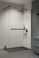 Radaway Modo New II Brushed GunMetal  z wieszakiem kabina Walk-in 130x200 szczotkowany grafit 389134-92-01W 