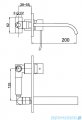 Kohlman Axis podtynkowa bateria umywalkowa QW188N