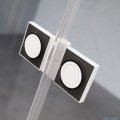 Radaway Essenza Pro White Kdj+S kabina 80x90x80cm lewa biały mat/szkło przejrzyste 10097390-04-01L/10098080-01-01/10098080-01-01