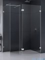 New Trendy Eventa kabina walk-in 120x80x200 cm z dodatkową ścianką przejrzyste EXK-4669/EXK-4643