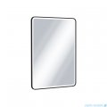 Excellent Corido lustro wiszące LED prostokątne 80x60 cm mata grzewcza czarny mat DOEX.CO080.060.BL