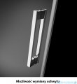 Radaway Idea 8 QL Kdj kabina 120x80cm lewa szkło przejrzyste 10550617-01-01L/10350553-01-01/10360080-01-01R