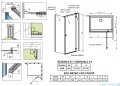 Radaway Essenza 8 Black Kdj kabina 80x80cm prawa czarny mat/szkło przejrzyste 10480512-01-01R/10470237-54-01R/10113080-01-01