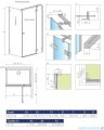 Radaway Essenza Pro White Kdj kabina 120x70cm prawa szkło przejrzyste 10097120-04-01R/10098070-01-01