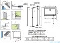 Radaway Essenza 8 Black Kdj kabina 80x110cm prawa czarny mat/szkło przejrzyste 10480512-01-01R/10470237-54-01R/10113110-01-01
