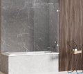 New Trendy Avexa parawan nawannowy z wspornikiem prostopadłym 70x150 cm przejrzyste EXK-1950-WP