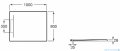 Roca Pyros 100x80cm brodzik prostokątny kompozyt Stonex onyx AP9013E832003640