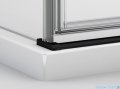 SanSwiss Annea Black Line drzwi prysznicowe lewe 90x200cm profile czarne AN1CG09000607