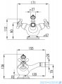 Art Platino Nikolas bateria bidetowa chrom NIK-BB.040C