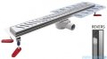 Wiper New Premium Revers Odpływ liniowy z kołnierzem 50 cm syfon drop 50 szlif 500.0255.02.050