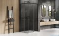 New Trendy Prime Black kabina prostokątna 100x70x200 cm przejrzyste D-0316A/D-0351A