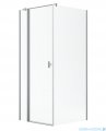 Radaway Nes Kdj II Brushed Nickel kabina 100x75cm lewa szczotkowany nikiel 10032100-91-01L/10039075-01-01