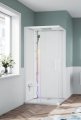 Novellini Glax 1 2.0 kabina z sauna parową 100x80 lewa biała G21A198SM5-1UU