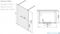 Sanplast Altus PIV/ALTIIa kabiny walk-in 150x203 cm czarny matowy 600-121-3191-59-401