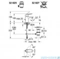 Grohe Eurosmart Cosmopolitan bateria umywalkowa DN 15 niska z korkiem 32825000