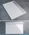 SanSwiss WIA Brodzik konglomeratowy prostokątny 80x120cm biały WIA801200404