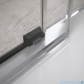 Radaway Idea Black Dwd drzwi wnękowe 190cm czarny mat/szkło przejrzyste 387129-54-01