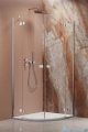 Radaway Fuenta Pdd kabina 80x80cm chrom połysk szkło przejrzyste 1384002-01-01L/1384002-01-01R