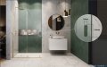 Radaway Furo SL Brushed Nickel KDD kabina 100x110cm szczotkowany nikiel 10305100-91-01L/10305110-91-01R 