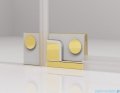 SanSwiss Cadura Gold Line drzwi wahadłowe 100cm jednoczęściowe lewe z polem stałym CA31CG1001207