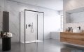 Radaway Idea Black Kdj+s kabina prysznicowa 75x150x75 prawa czarny mat/szkło przejrzyste 10116150-54-01R/387049-54-01L/10117075-01-01