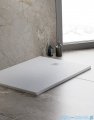 New Trendy Mori brodzik konglomeratowy prostokątny 140x90x3 cm biały B-0437