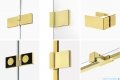 New Trendy Avexa Gold Shine drzwi wnękowe 130x200 cm przejrzyste lewe EXK-1640