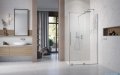 Radaway Furo Kdj Brushed Nickel kabina 90x75cm prawa szczotkowany nikiel 10104472-91-01R/10110430-01-01/10113075-01-01