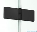 New Trendy New Renoma Black kabina kwadratowa 90x90x195cm przejrzyste lewa D-0203A/D-0111B
